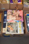 One box of mixed books and magazines