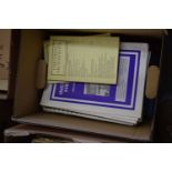 One box of Yarmouth Archaeology Review and others