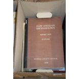One box of East Anglian Archaeology Journals and Reports