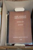 One box of East Anglian Archaeology Journals and Reports