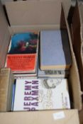 ONE BOX OF MIXED BOOKS