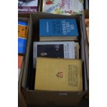 One box of mixed books to include Political interests, Alan Clark