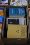 One box of mixed books to include Political interests, Alan Clark