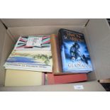 ONE BOX OF MIXED BOOKS