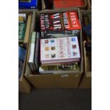 One box of mixed books to include World War interests
