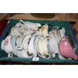COLLECTION VARIOUS GRAVY BOATS