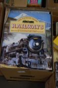 One box of railway books