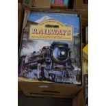 One box of railway books