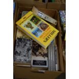 one box of various paperback books