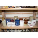 MIXED LOT OF KITCHEN STORAGE JARS TO INCLUDE FORTNUM & MASON CAVIAR