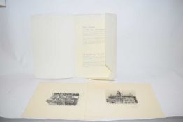 FOLDER CONTAINING VARIOUS LIMITED EDITION PRINTS OF ANTWERP