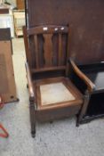 VINTAGE COMMODE CHAIR