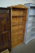 MODERN PINE BOOKCASE CABINET