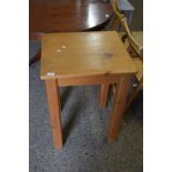 SMALL PINE OCCASIONAL TABLE, 55CM WIDE