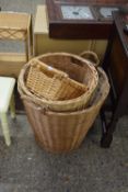 FOUR VARIOUS BASKETS