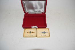 TWO RAF BROOCHES