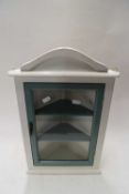 SMALL PAINTED CORNER CABINET