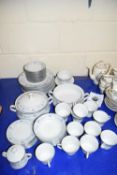 QUANTITY OF NORITAKE BLUE HILL TABLE WARES