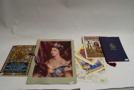 MIXED LOT ORIENT EXPRESS MENU DATED 2009, VARIOUS FIRST DAY COVERS, ROYAL WEDDING 1947 BOOKLET AND