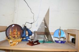 COLLECTION OF VARIOUS MODEL BOATS