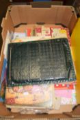 BOX OF VINTAGE SCRAPBOOKS