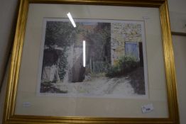 CHARLESWORTH, CLAUDIA'S COTTAGE, COLOURED PRINT, F/G