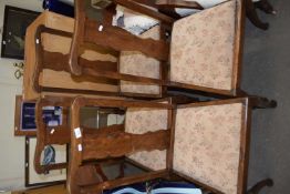 SET OF FOUR EARLY 20TH CENTURY DINING CHAIRS
