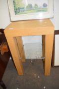 MODERN LIGHT OAK BEDSIDE TABLE