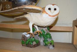 THE BARN OWL BY ANN RICHMOND, ISSUED BY THE DANBURY MINT