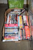 BOX VARIOUS DVDS