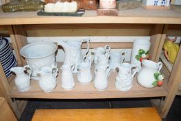 COLLECTION OF VARIOUS PORTMEIRION JUGS, JARDINIERE AND OTHER ITEMS