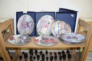 COLLECTION OF MODERN ROYAL WORCESTER FLOWER FAIRIES DECORATIVE PLATES