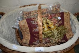 VARIOUS BASKETS AND OTHER ITEMS