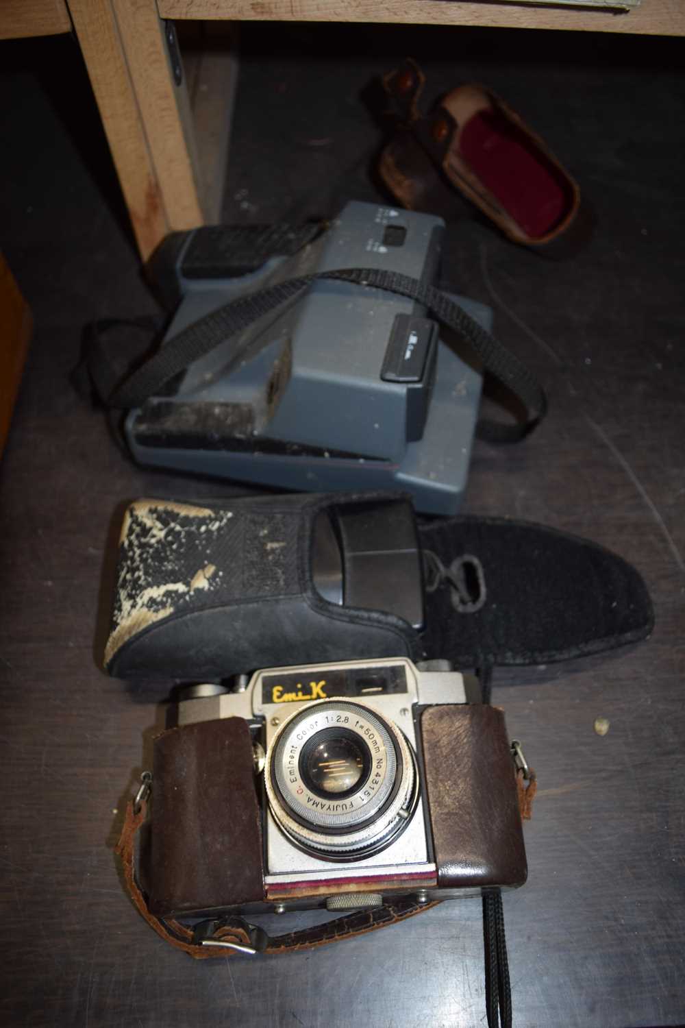 POLAROID CAMERA, AN EMI K CAMERA AND ONE OTHER (3)