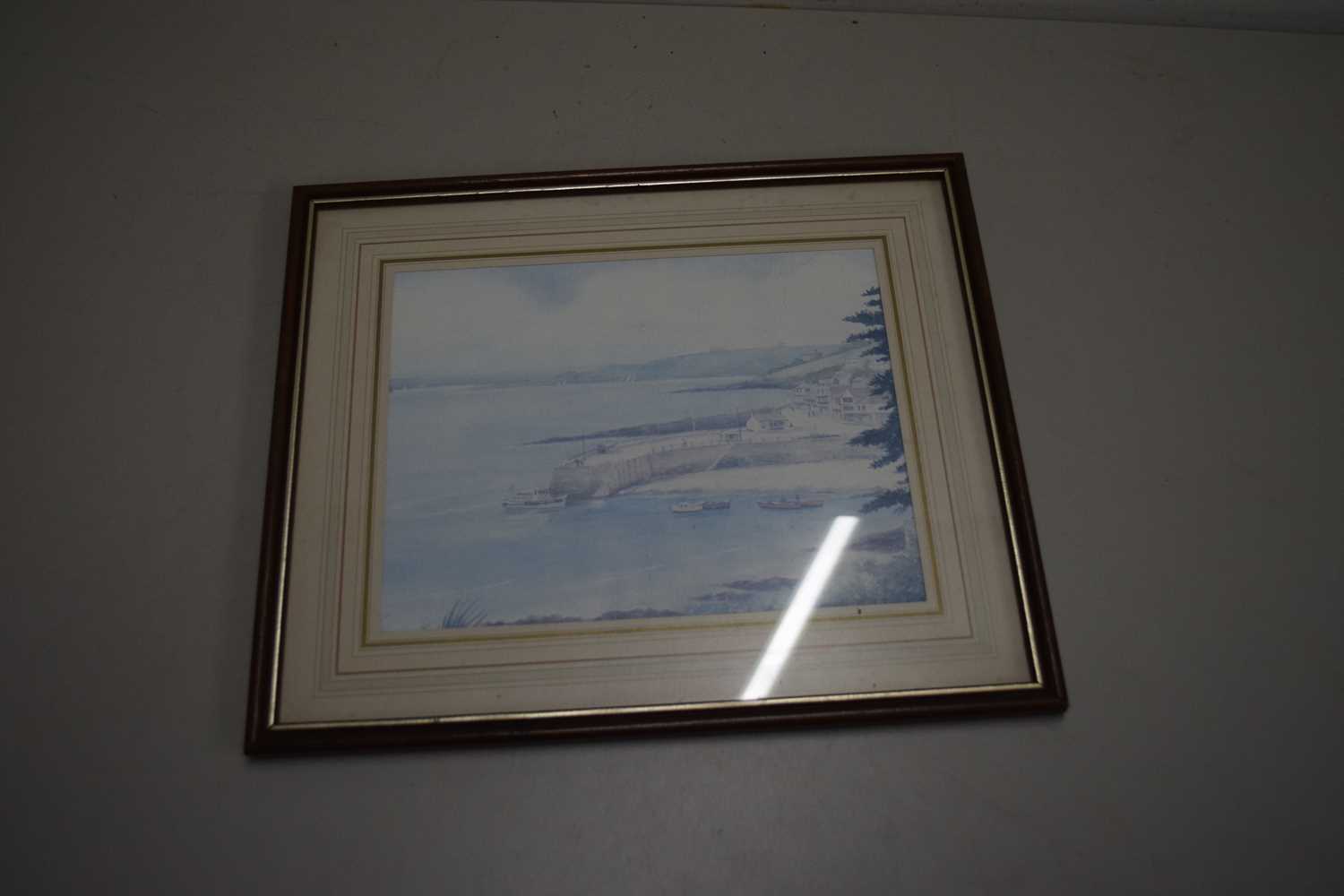 THREE COLOURED HARBOUR SCENES FRAMED AND GLAZED - Image 4 of 4