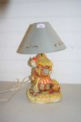 PLASTER WORK BASED TABLE LAMP MARKED MOUSE INN