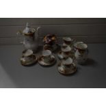 COLLECTION OF ROYAL ALBERT OLD COUNTRY ROSE COFFEE WARES AND RELATED ITEMS