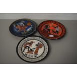 THREE GREEK WALL PLATES