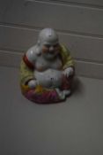 20TH CENTURY CHINESE CERAMIC BUDDHA