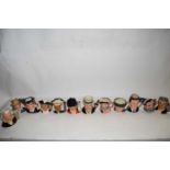 TWELVE ROYAL DOULTON CHARACTER JUGS TO INCLUDE THE GRADUATE, THE GARDENER, JOHN DOULTON, NORTH