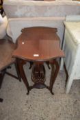 EDWARDIAN MAHOGANY TWO-TIER OCCASIONAL TABLE, 66CM WIDE