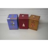 THREE BOXED WADE WHISKEY BELLS TO INCLUDE CHRISTMAS 2000