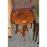 SMALL CIRCULAR TOP OCCASIONAL TABLE, 41CM DIAM