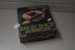 BANK SHOT ELECTRIC POOL GAME