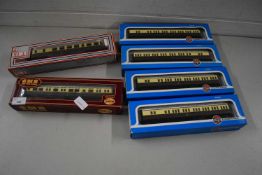 00 GAUGE MODEL RAILWAY, MIXED AIRFIX AND LEMA CARRIAGES