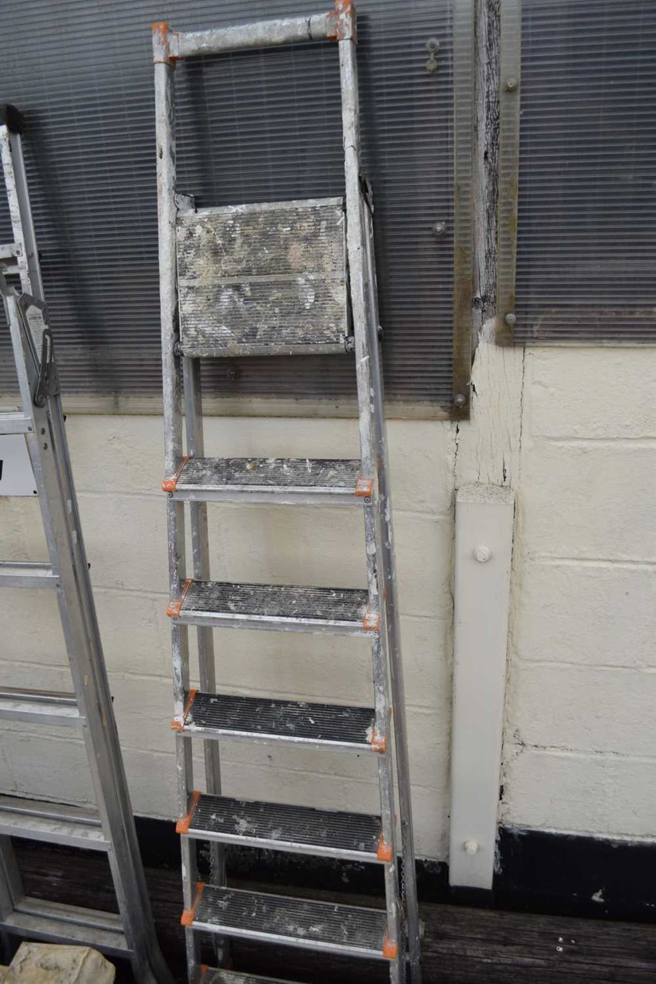 Six rung decorators step ladder