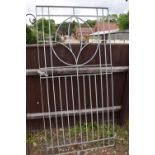 Metal garden gate, width approx 92cm, height 180cm