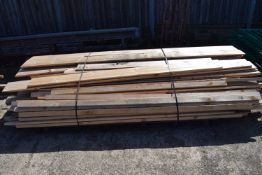 Large bundle of mixed timber of varying lengths and sizes, up to 2.7m