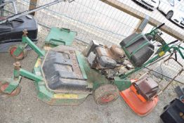 Ransomes walk behind rough cut mower with a Kawasaki FC420v petrol engine