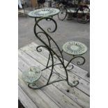 Metal plant stand, height 70cm